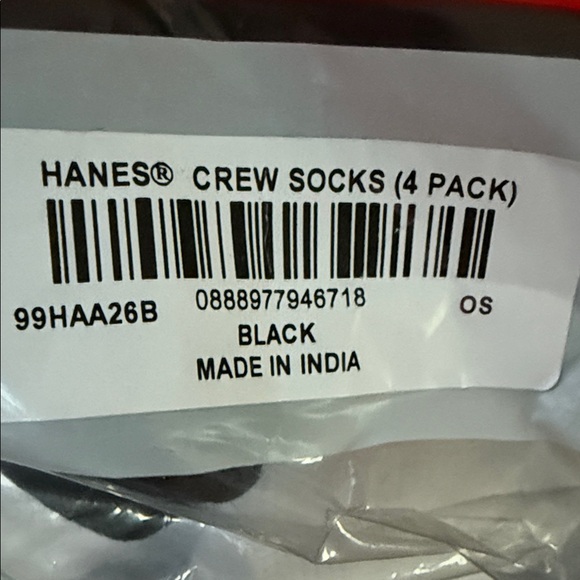 Supreme Black Crew Socks - Picture 5 of 6